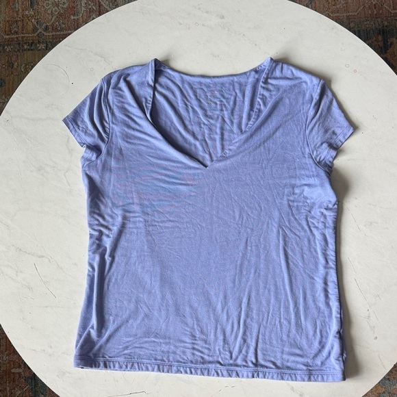 A New Day Lavender V-Neck Women's Top - Picture 6 of 8